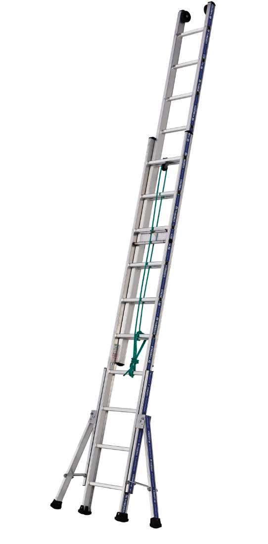 ÉCHELLE COULISSE À CORDE 2 PLANS 5.22X9.14M