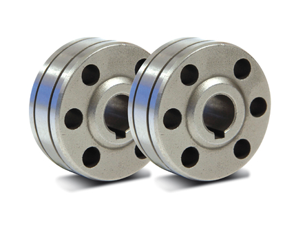 LOT DE 2 GALETS TYPE B POUR FIL ACIER Ø 1.0/1.2 MM - Photo 1
