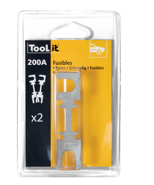 LOT DE 2 FUSIBLES 200A / NEOSTART / PROSTART / GYSTART / STARTIUM - Photo 1