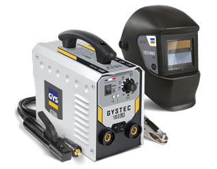 BUNDLE GYSTEC 180 LA + MASQUE DE SOUDAGE LCD 11 TRUE COLOR