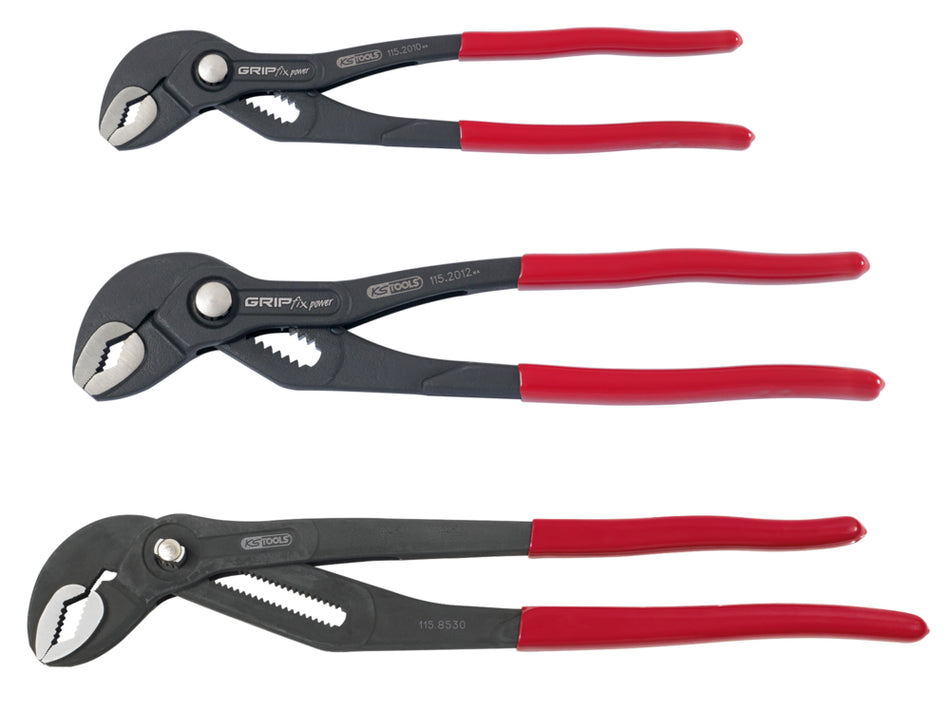 3 pinces multiprises à verrou