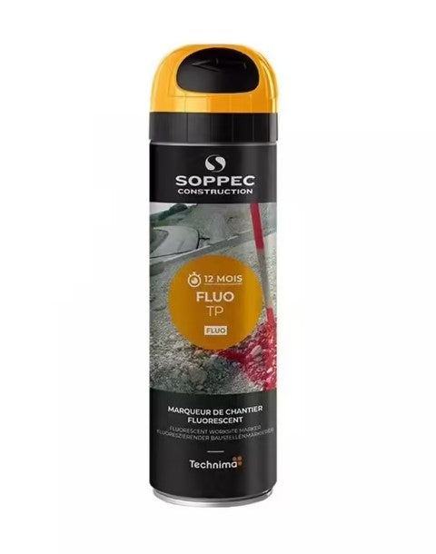 TRACEUR DE CHANTIER FLUO TP ORANGE SOPPEC 141516 - Photo 1