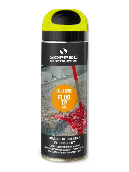 TRACEUR DE CHANTIER FLUO TP JAUNE SOPPEC 141517 - Photo 1