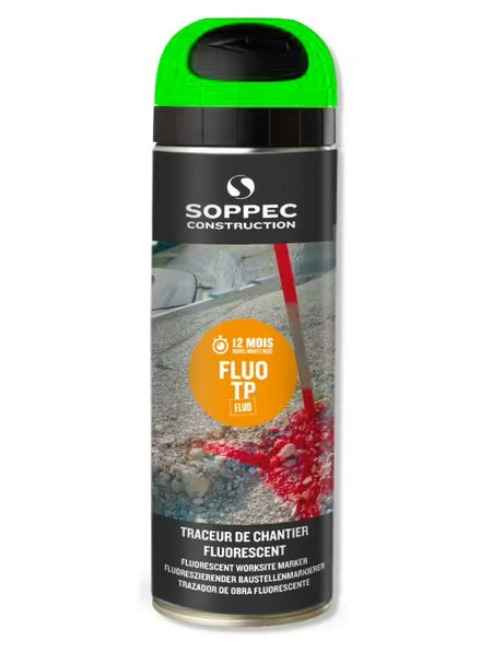 TRACEUR DE CHANTIER FLUO TP VERT SOPPEC 141518 - Photo 1