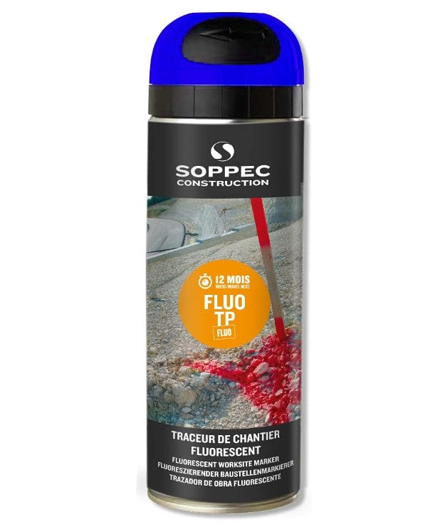 TRACEUR DE CHANTIER FLUO TP BLEUSOPPEC 141519 - Photo 1