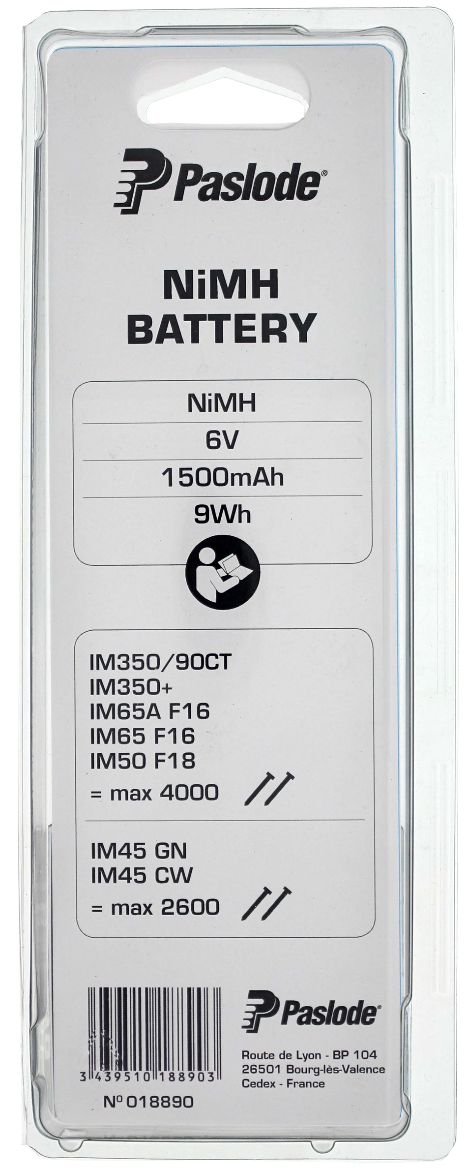BATTERIE NIMH IM45/50/65/350+