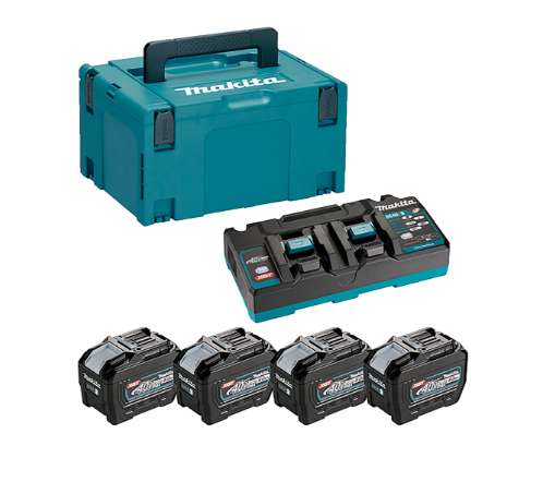 PACK ÉNERGIE 40V MAX XGT (4 BATTERIES+ CHARGEUR)