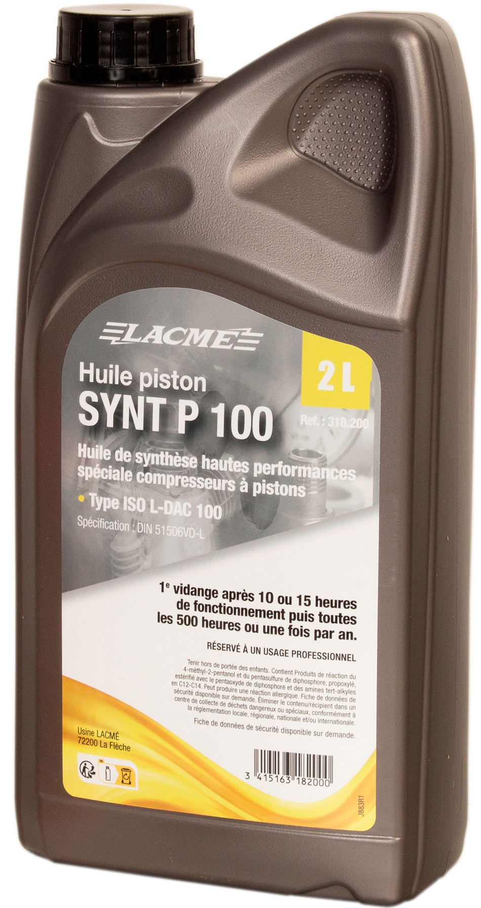 HUILE SYNTHESE P100 BID 2L