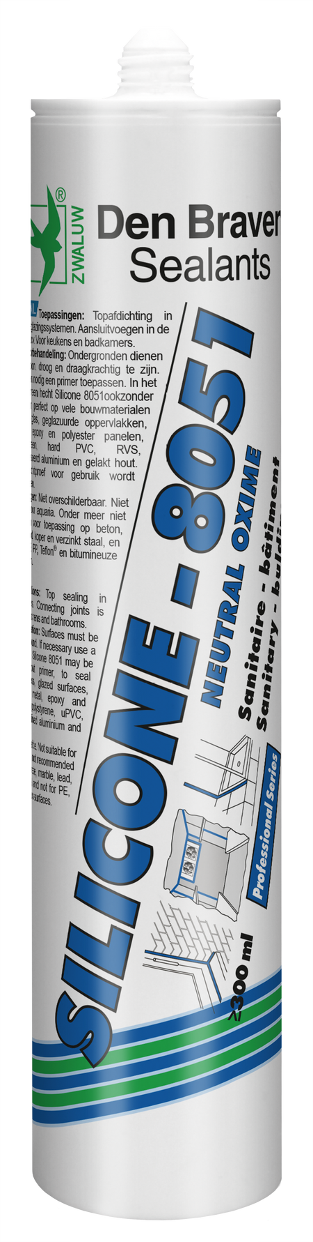 SILICONE SANITAIRE 8051 300ML TRANSPARENT - Photo 1
