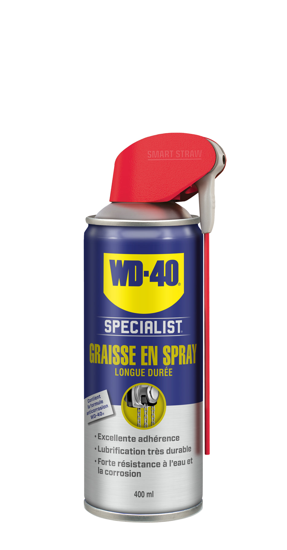 GRAISSE EN SPRAY LONGUE DURÉE WD-40 - 400 ML