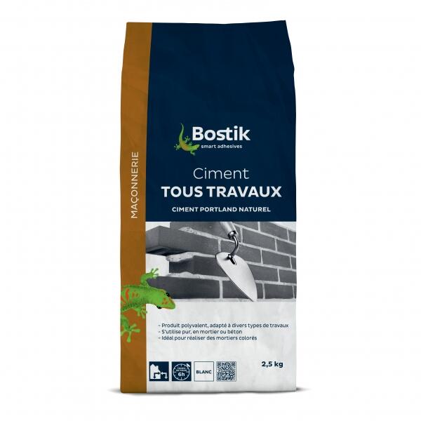 CIMENT TOUS TRAVAUX GRIS 2.5KG