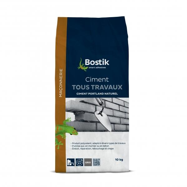 CIMENT TOUS TRAVAUX GRIS 10KG