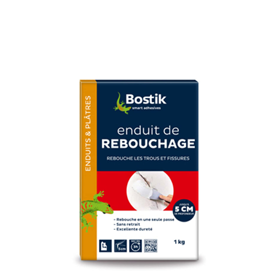 ENDUIT DE REBOUCHAGE POUDRE 1KG