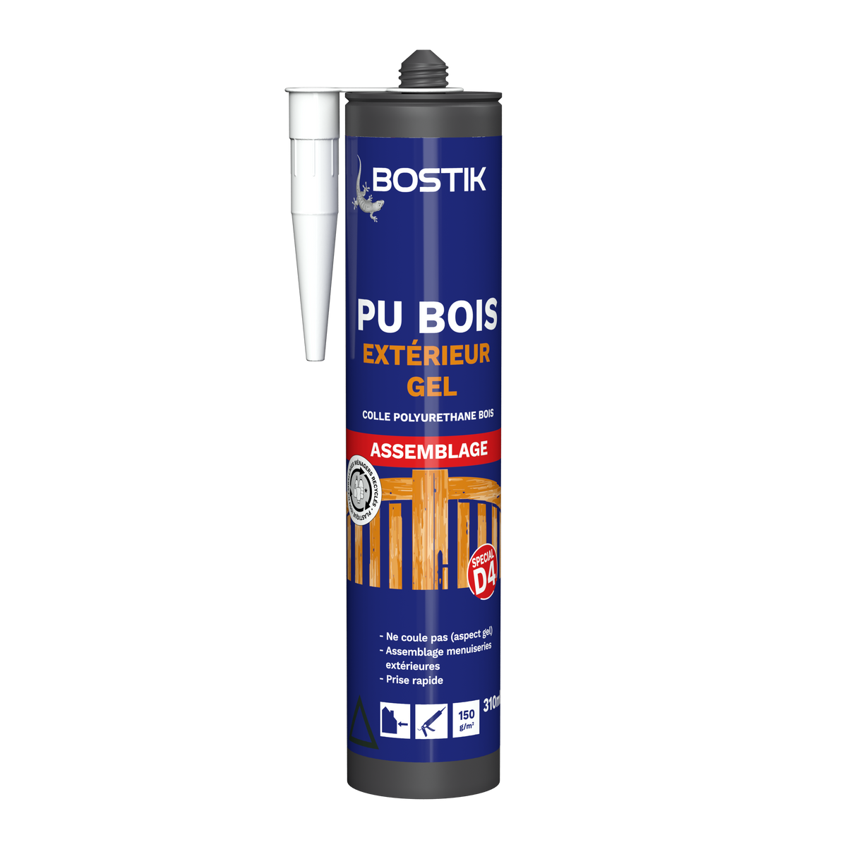 COLLE PU BOIS EXT GEL CARTOUCHE - Photo 1