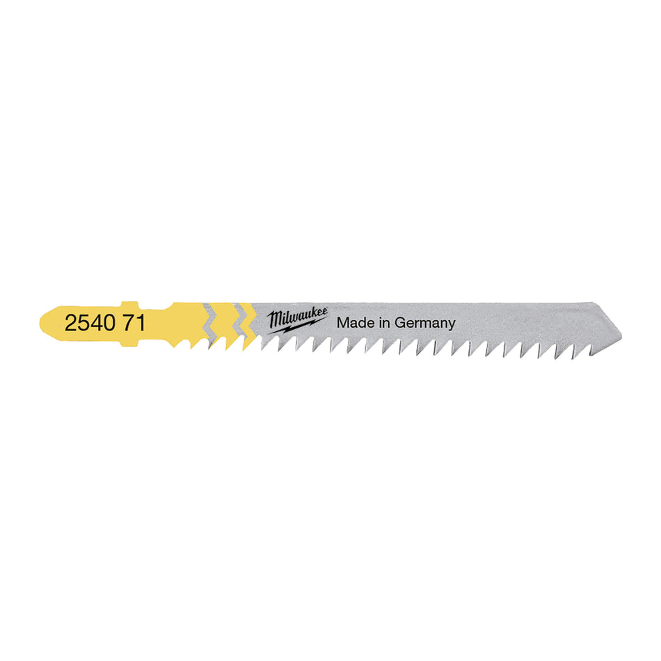 LAMES DE SCIES SAUTEUSES BOIS ET PLASTIQUE 75MM (X5)