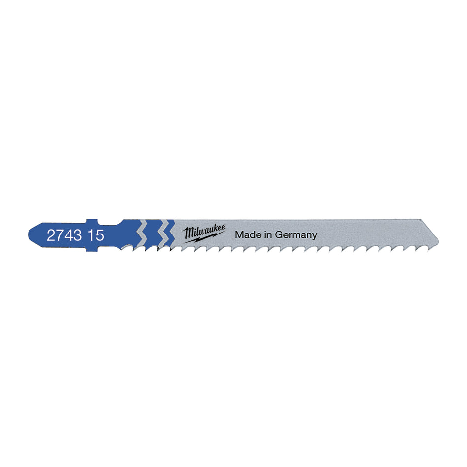 LAMES DE SCIES SAUTEUSES MÉTAUX 75MM (X5)