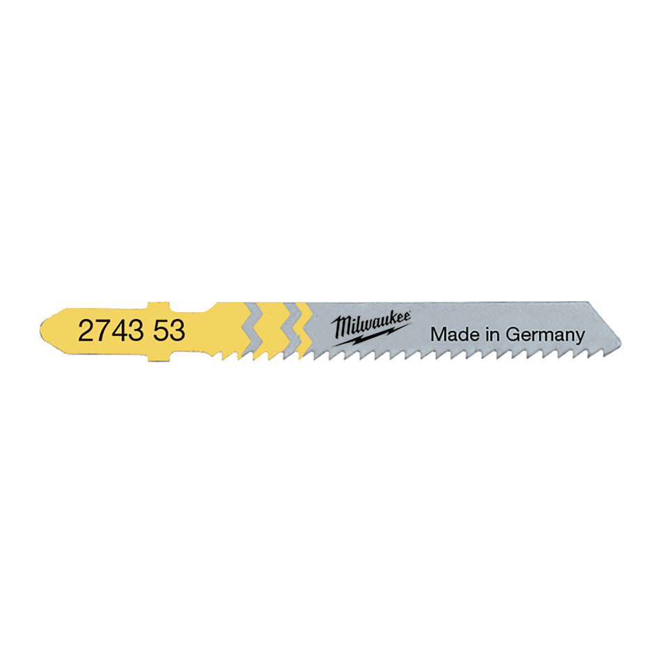 LAMES DE SCIES SAUTEUSES BOIS ET PLASTIQUE 50MM (X5)