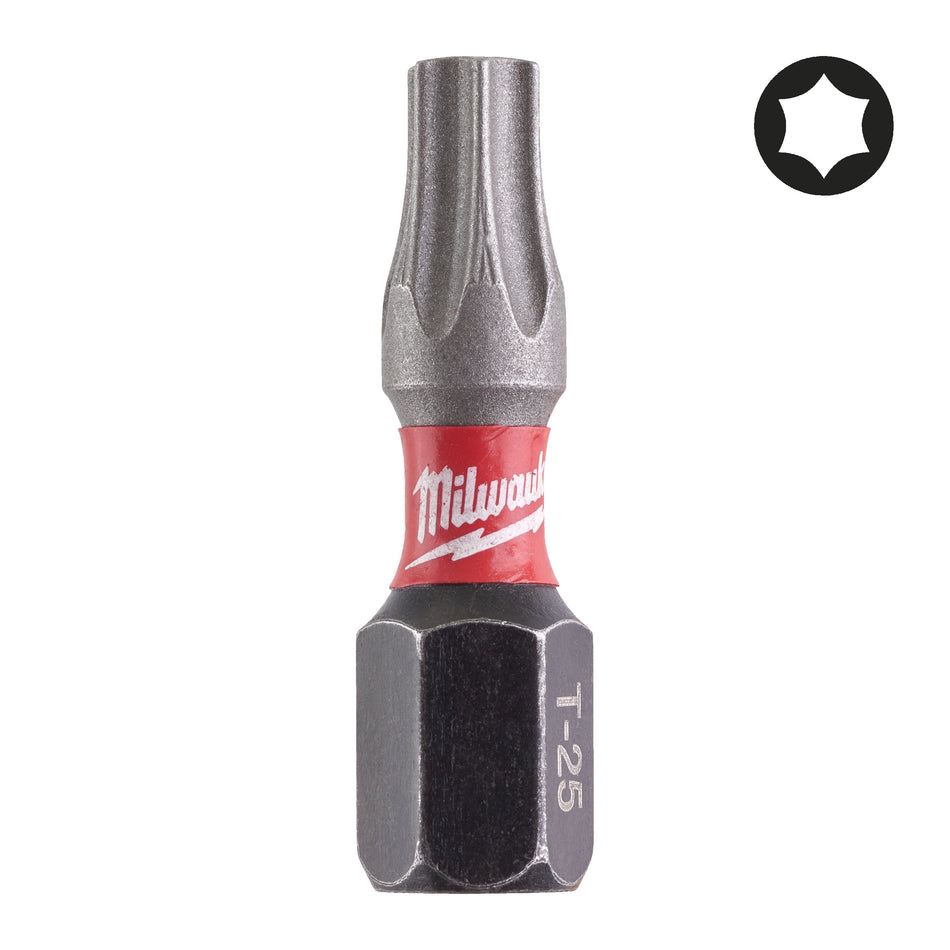 BOITE 25 EMBOUTS TX25 SHOCKWAVE 25MM