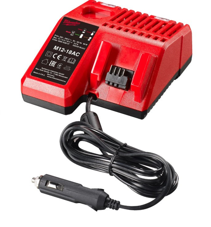 CHARGEUR DE VOITURE 12V-18V ALLUME CIGARE
