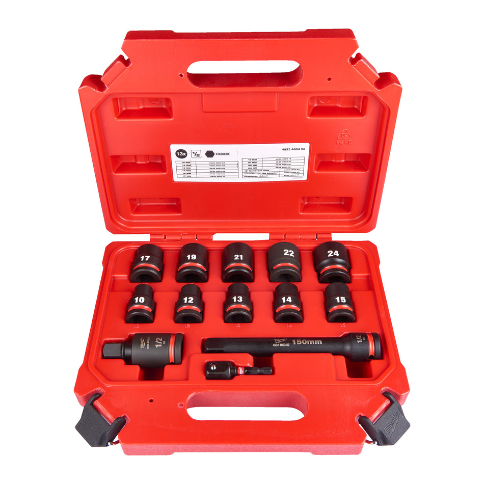DOUILLE SHOCKWAVE 1/2 COURTES SET 11 PCS