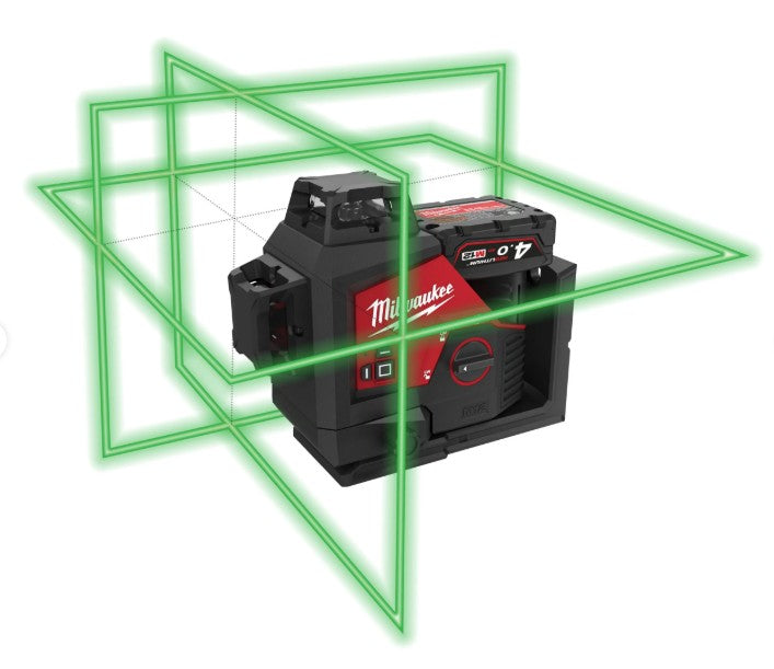 LASER VERT 3 LIGNES 360° - 12 V - NU