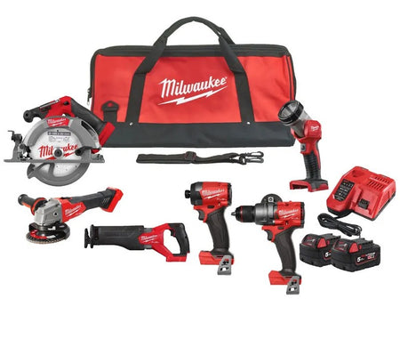 PACK 6 OUTILS M18 - 18V - 2X 5Ah - Photo 1