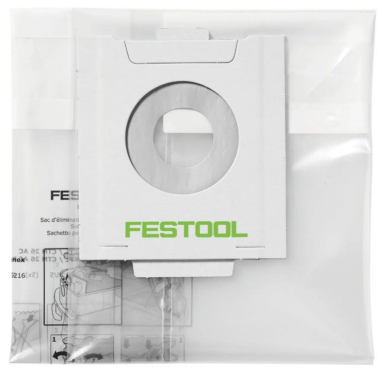 SACS D ELIMINATION DES DECHETS ENS-CT36 AC 5 PIECES FESTOOL 496215 - Photo 1