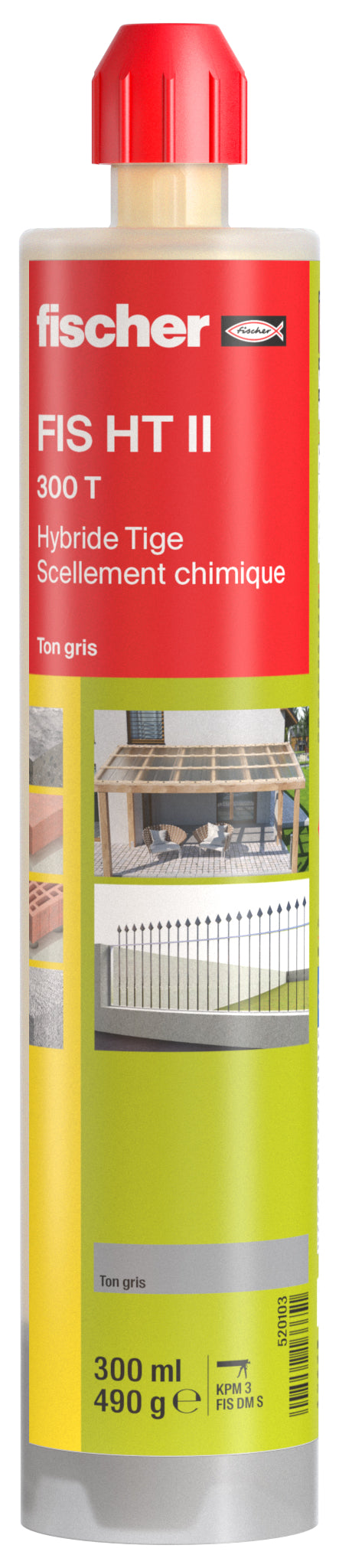 RESINE HYBRIDE FIS HT 300ML GRIS
