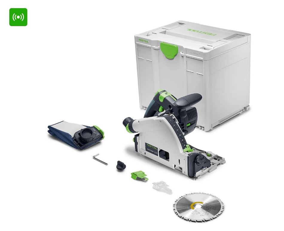 SCIE PLONGEANTE SANS FIL FESTOOL TSC 55 KSEB-BASIC