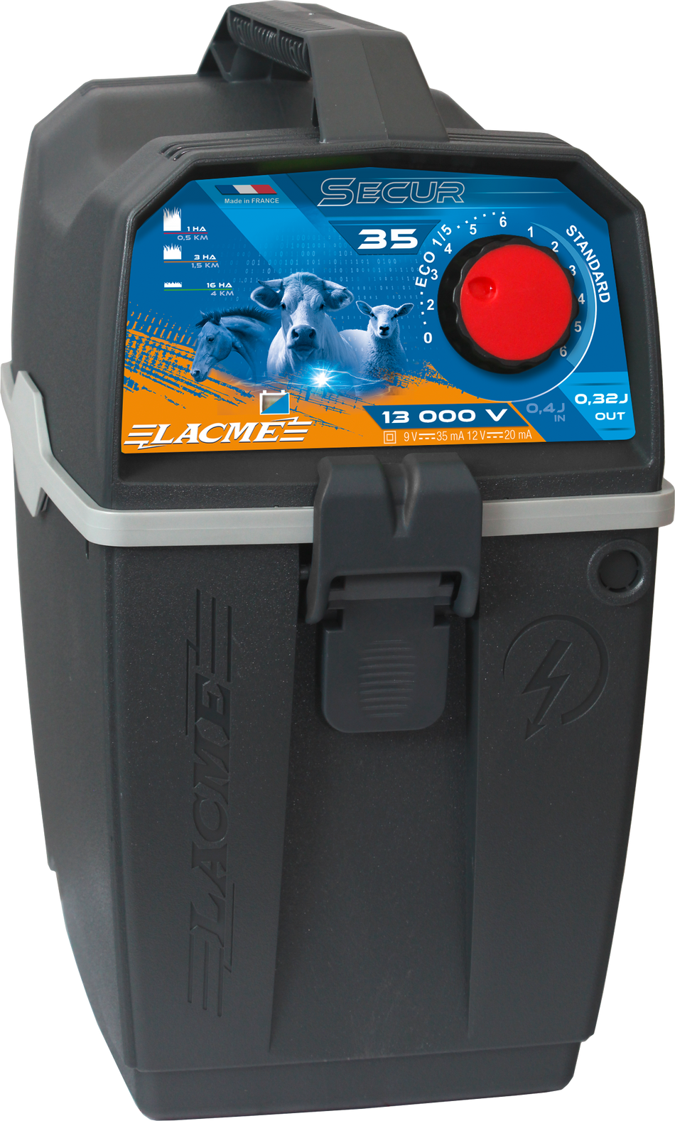 SECUR 35 ELECTRIFICATEUR AUTONOME 1300V***