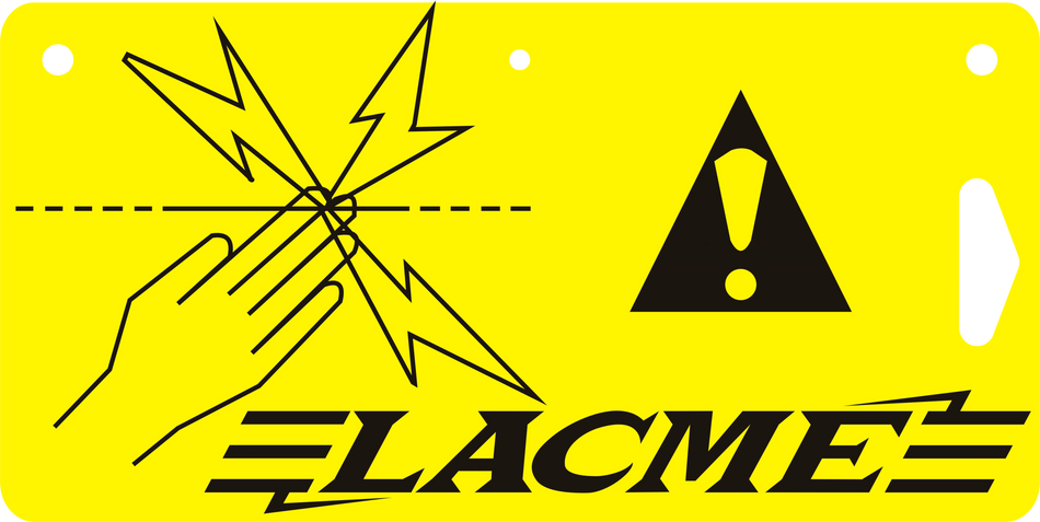 PLAQUE 'CLOT.ELECTRIQ' VR/10