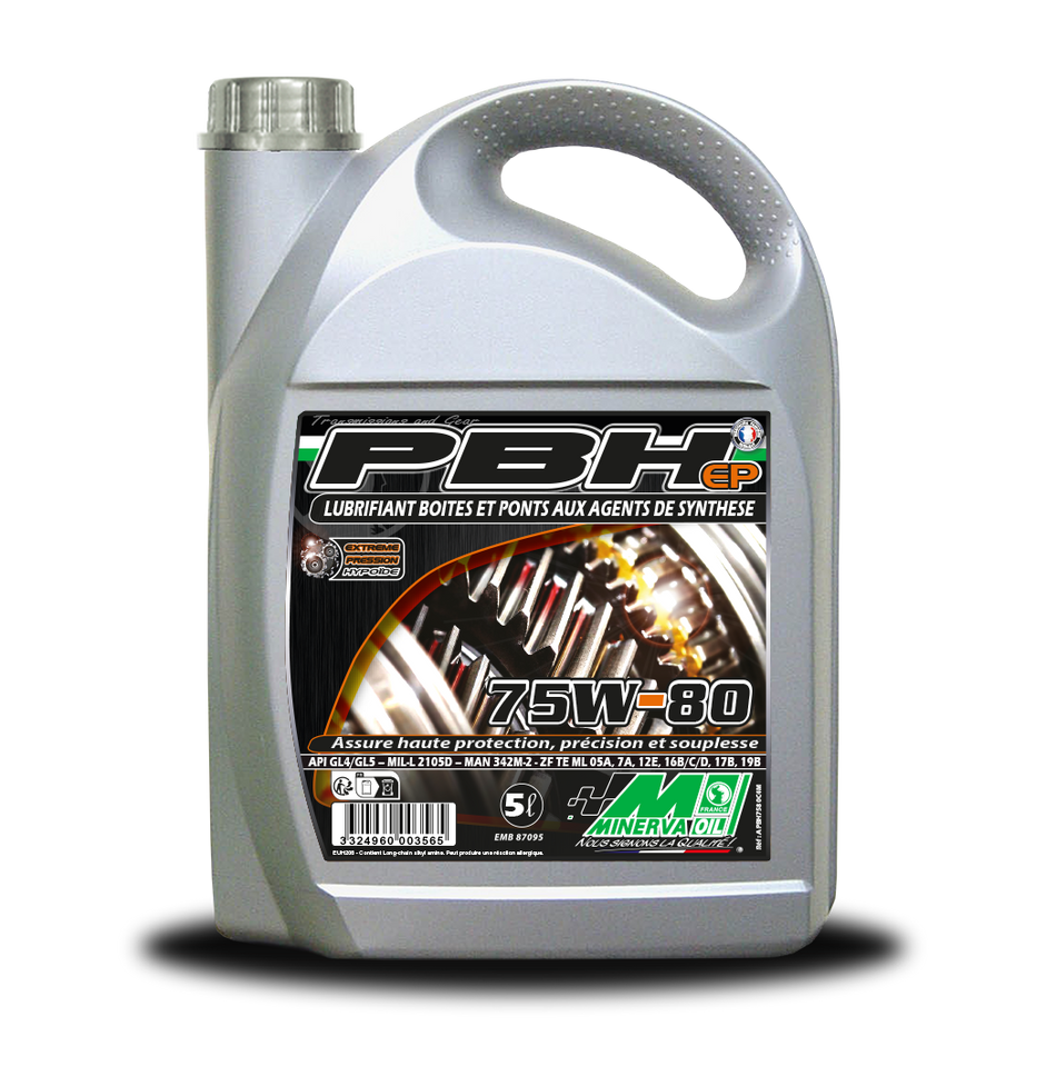 HUILE PONT AGENT SYNTHESE 75W80 5L