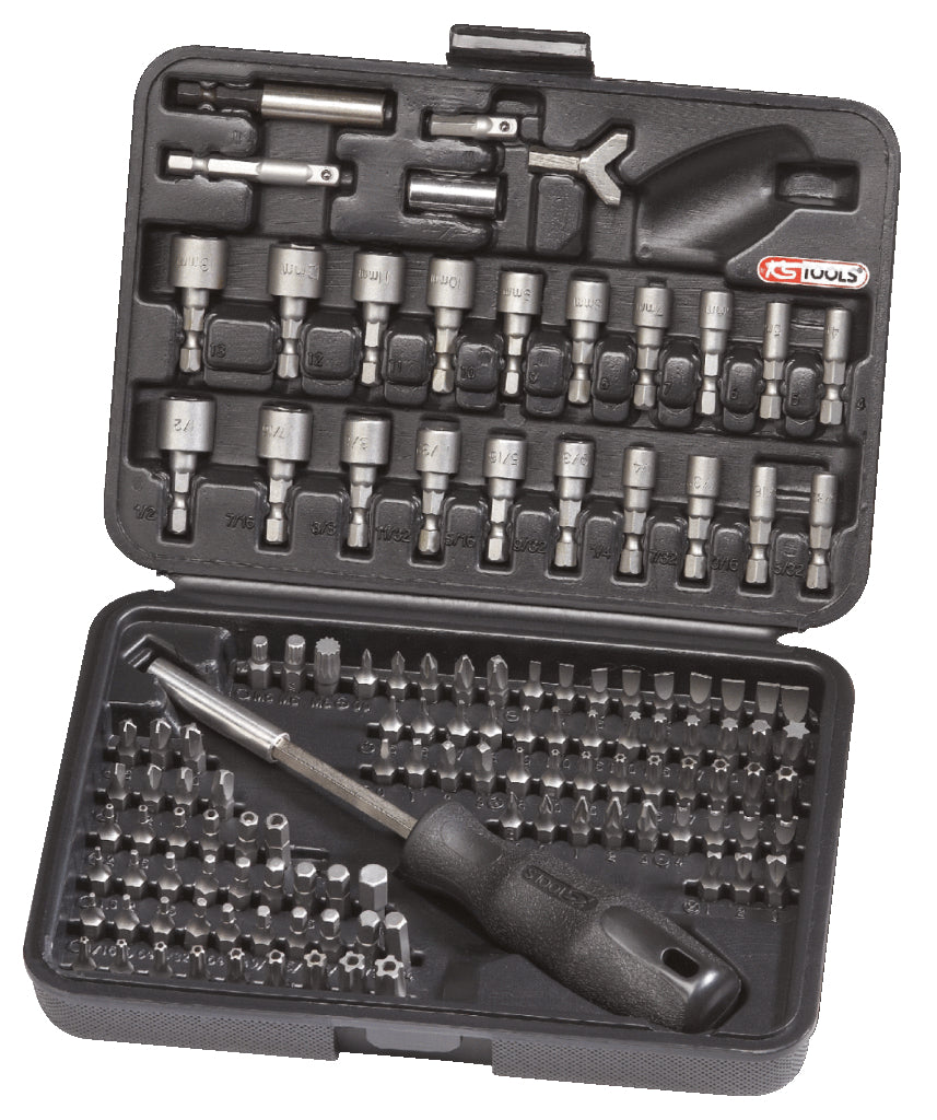 Coffret embouts 1/4'' 122 pcs