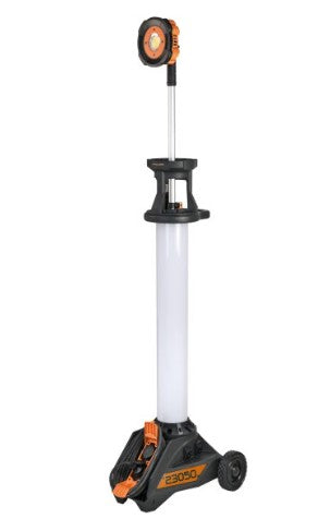 PROJECTEUR LED 306° PORTABLE AVEC MÂT D'ÉCLAIRAGE