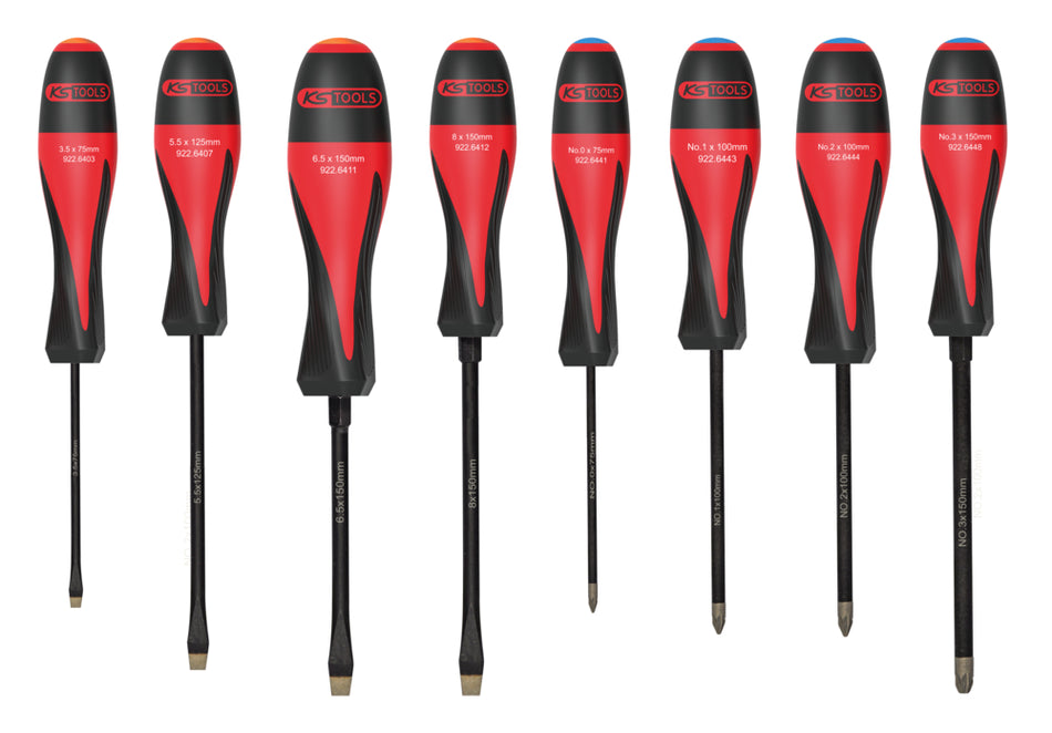8 tournevis ULTgrip, Fente-PZ