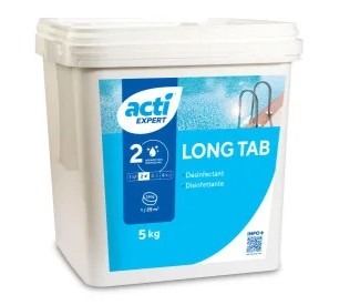 CHLORE LENT STABILISÉ EN-GALETS 250 G - SEAU 5 KG