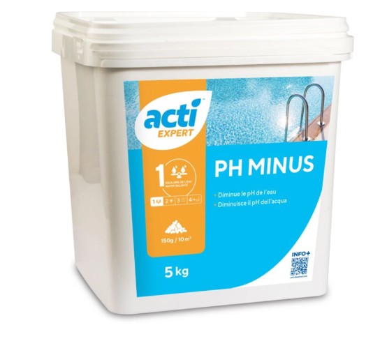 ACTI PH MINUS - POUDRE - SEAU 5 KG