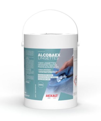 ALCOBAEX LINGETTES DESINFECTANTES - X1000 PCS - Photo 1