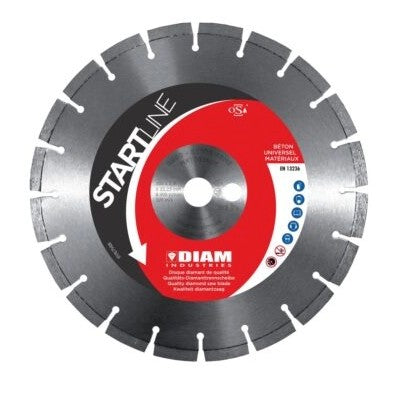 DISQUE DIAMANT BÉTON BORDURE MATERIAUX Ø 125 MM