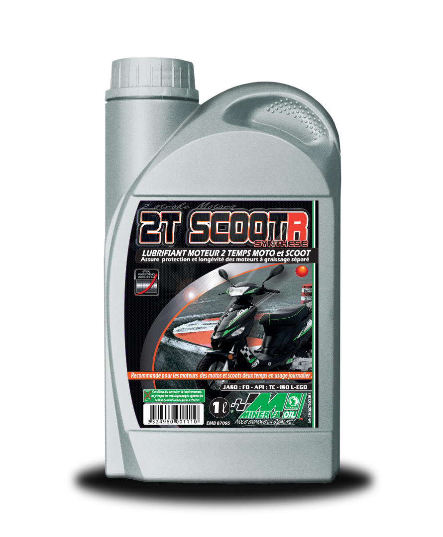 MINERVA MOTO 2 TEMPS SCOOTER SYNTHESE 1L