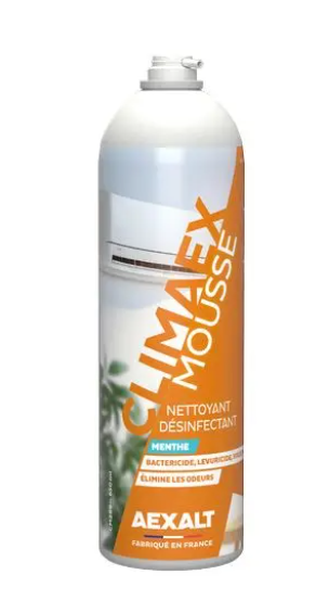 CLIMAEX MOUSSE NETTOYANTE DÉSINFECTANTE POUR CLIM - 650 ML - Photo 1