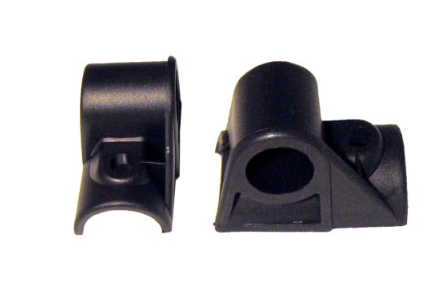 PAIRE DE COUSSINETS POLYPRO 1 TROU POUR BROUETTE