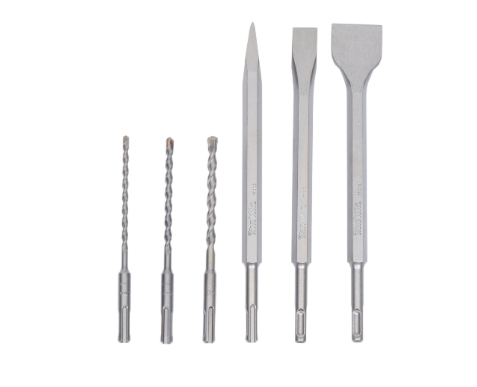 COFFRET 3 FORETS + 3 OUTILS BURINAGE SDS PLUS