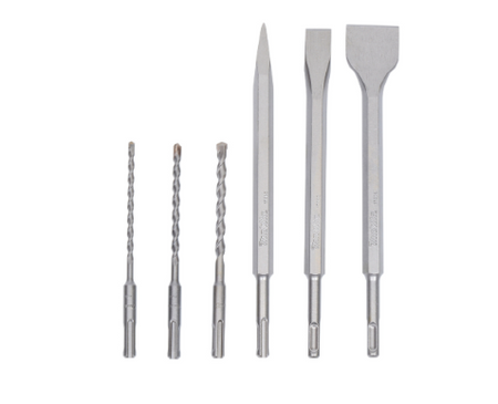 COFFRET 3 FORETS + 3 OUTILS BURINAGE SDS PLUS - Photo 1