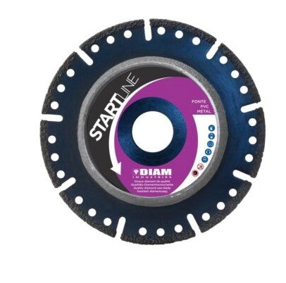 DISQUE DIAMANT FONTE PVC Ø 125 MM