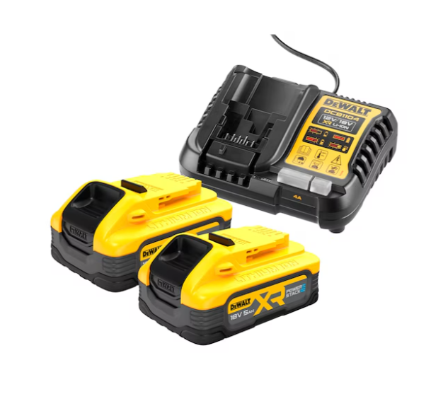 PACK ÉNERGIE 2 BATTERIES POWERSTACK XR 18V 5AH LI-