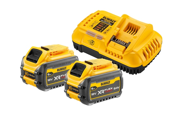 PACK 2 BATTERIES XR FLEXVOLT 18V/54V + CHARGEUR