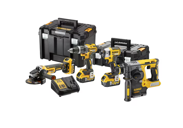 KIT 4 OUTILS XR 18V 5AH LI-ION
