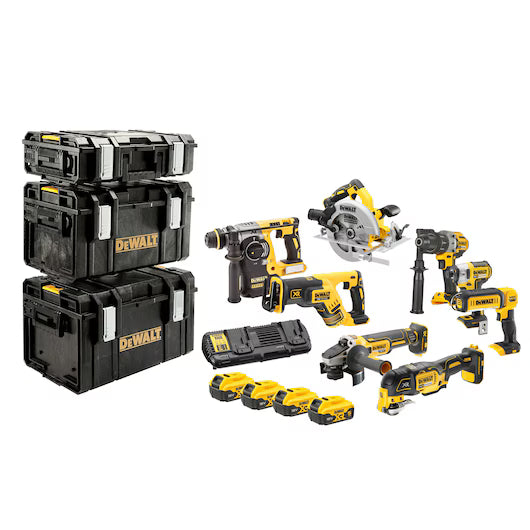 KIT PREMIUM 8 OUTILS XR 18V 5AH LI-ION