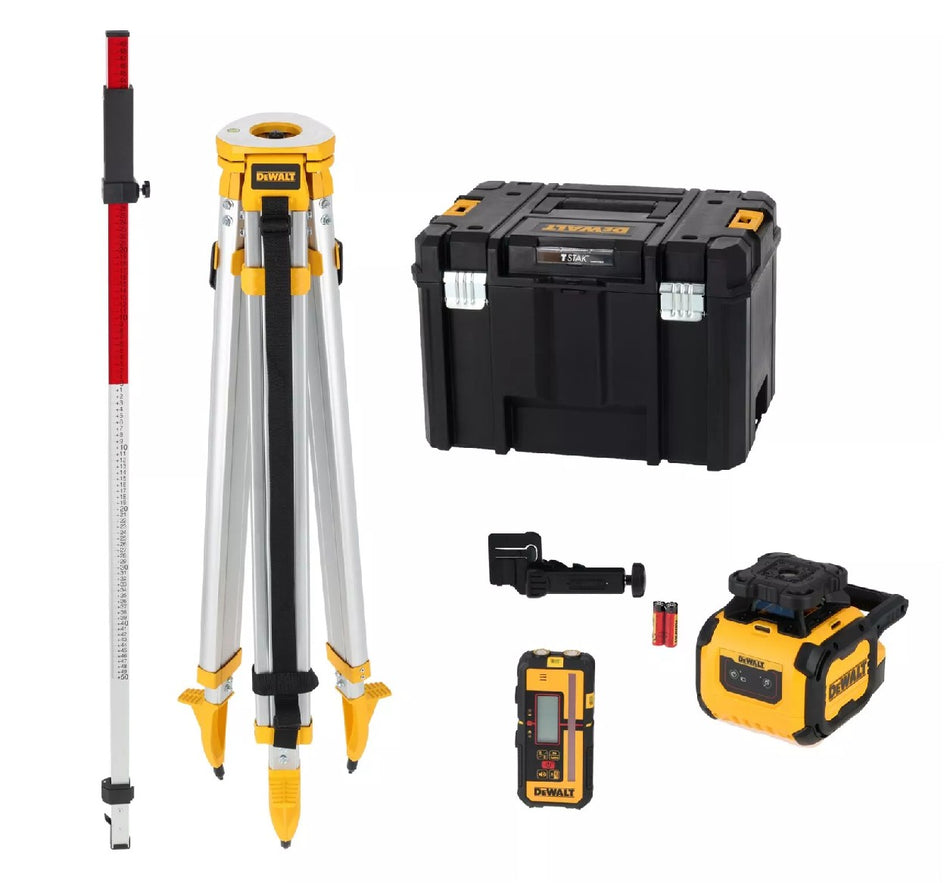 PACK LASER ROTATIF ROUGE + ACCESSOIRES - 30 M